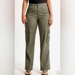 Abercrombie Green Cargo Pants - Curve Love - 27S